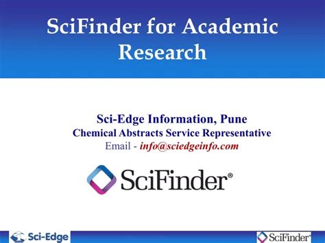 scifinder academic